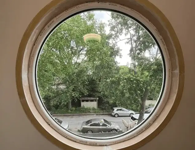 Enhancing Architectural Elegance The Round Window Installation in Arlington Heights, Illinois-1