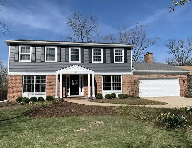 James Hardie Siding Replacement & ProVia Entry Door Installation in Deerfield